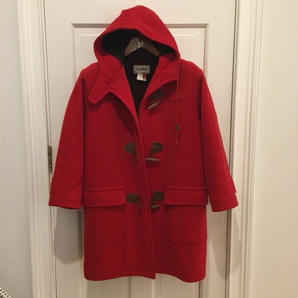 Vintage L.L.Bean FREEPORT MAINE Duffel Coat Toggle Jacket MADE IN USA - Picture 1 of 5